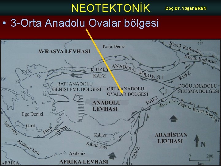 NEOTEKTONİK • 3 -Orta Anadolu Ovalar bölgesi Doç. Dr. Yaşar EREN 