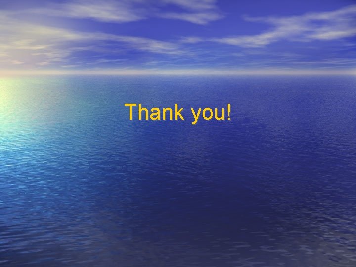 Thank you! Thank you!