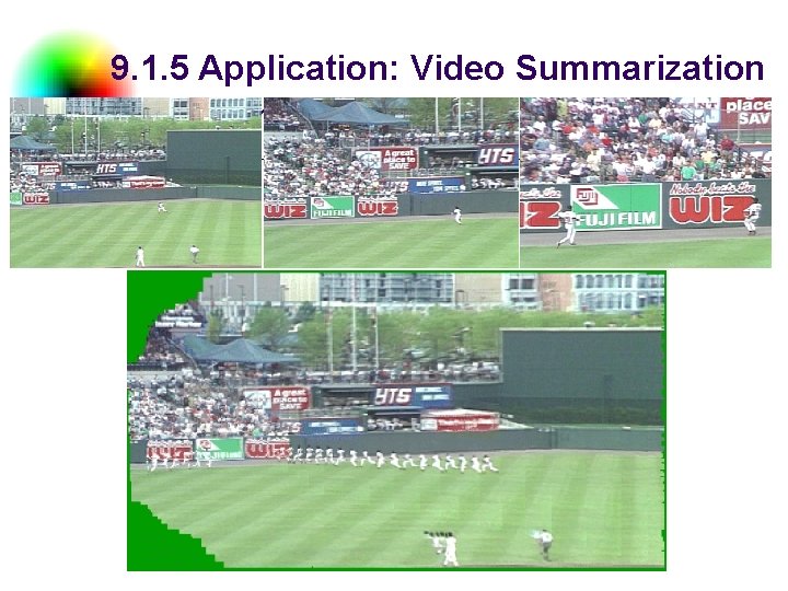 9. 1. 5 Application: Video Summarization Video summarization 