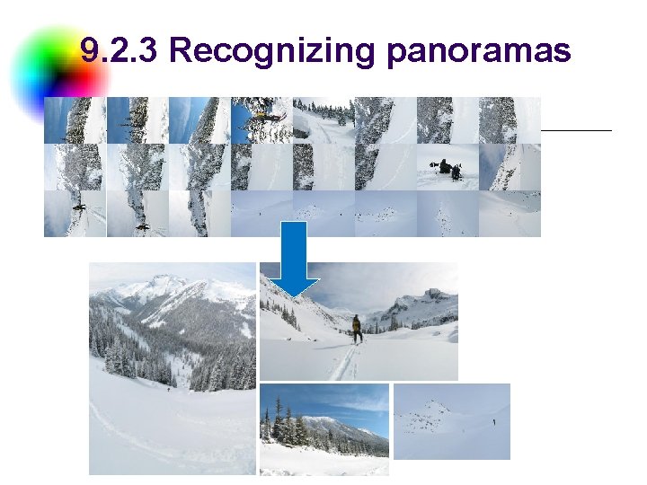 9. 2. 3 Recognizing panoramas 