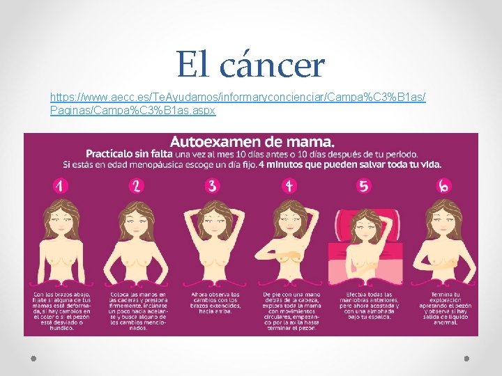El cáncer https: //www. aecc. es/Te. Ayudamos/informaryconcienciar/Campa%C 3%B 1 as/ Paginas/Campa%C 3%B 1 as. El cáncer https: //www. aecc. es/Te. Ayudamos/informaryconcienciar/Campa%C 3%B 1 as/ Paginas/Campa%C 3%B 1 as.