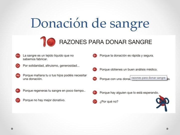 Donación de sangre Donación de sangre