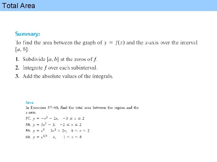 Total Area 
