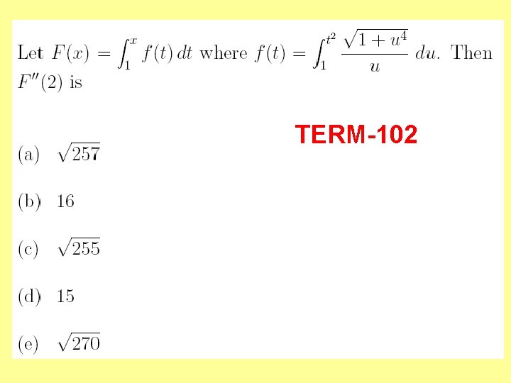 TERM-102 