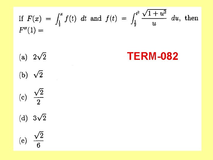 TERM-082 