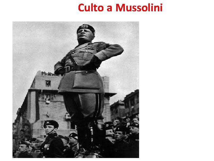 Culto a Mussolini 