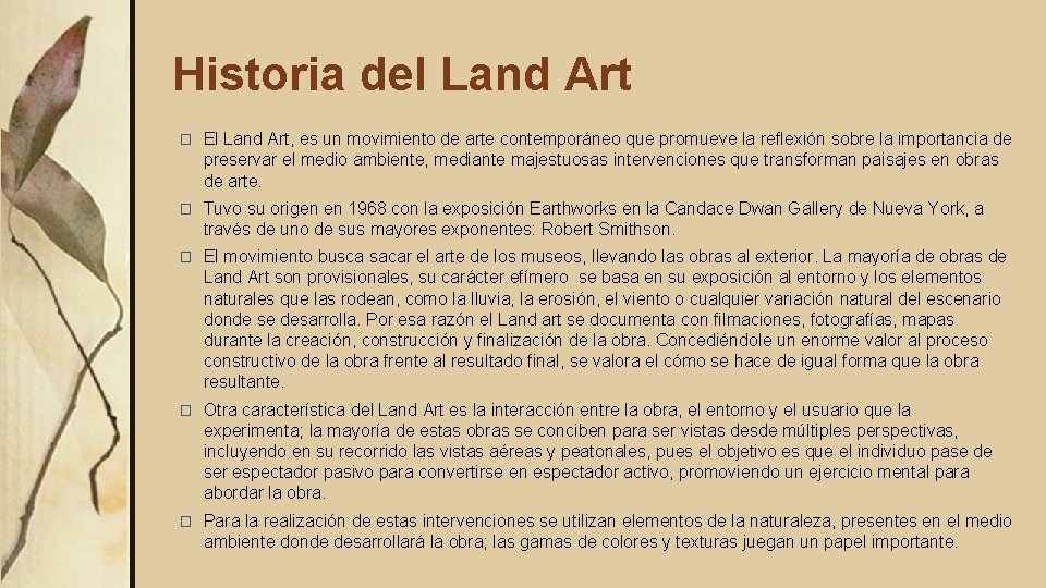 Historia del Land Art � El Land Art, es un movimiento de arte contemporáneo Historia del Land Art � El Land Art, es un movimiento de arte contemporáneo