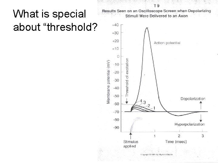 What is special about “threshold? ” 