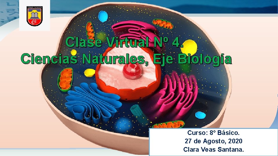 Clase Virtual Nº 4. Ciencias Naturales, Eje Biología LOGO Curso: 8º Básico. 27 de