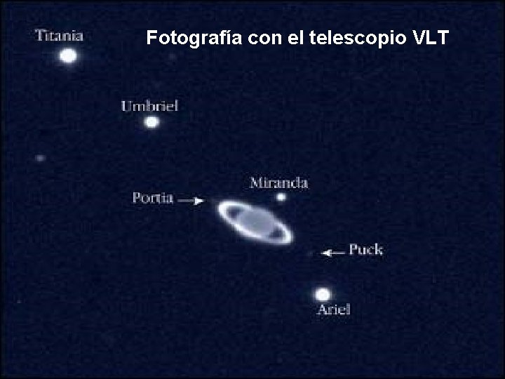 Fotografía con el telescopio VLT 