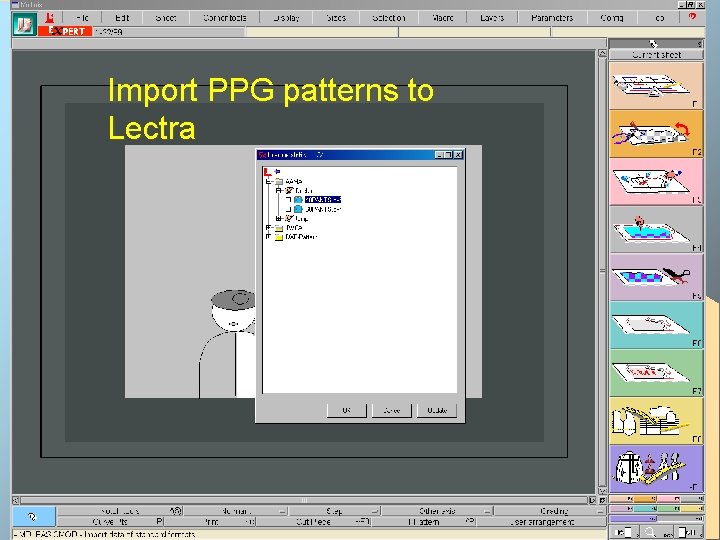 Import PPG patterns to Lectra 