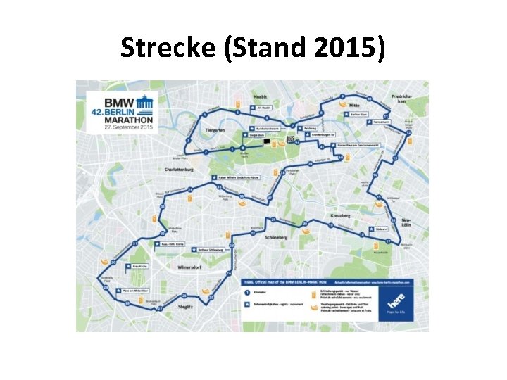Strecke (Stand 2015) 