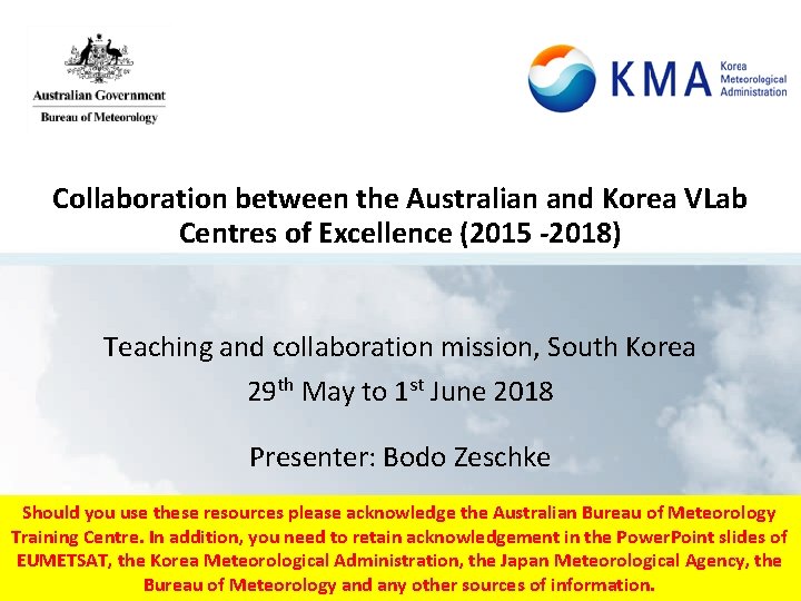 Collaboration between the Australian and Korea VLab Centres of Excellence (2015 -2018) Teaching and