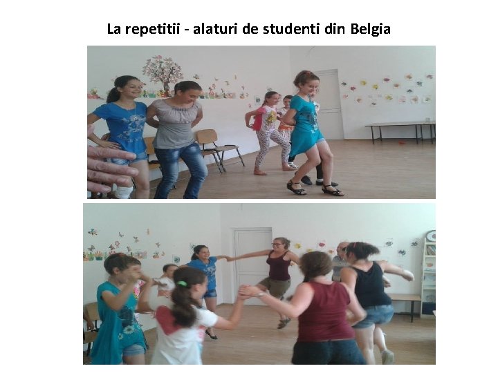 La repetitii - alaturi de studenti din Belgia 