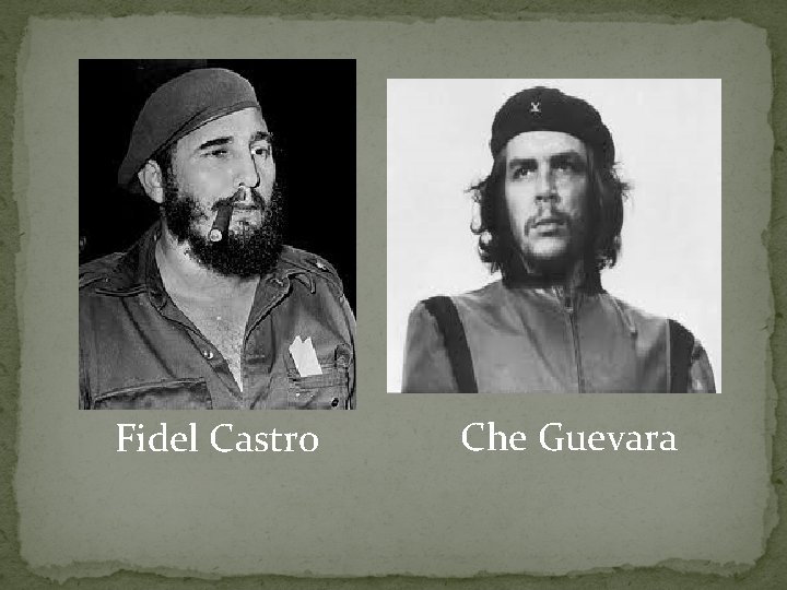 Fidel Castro Che Guevara 