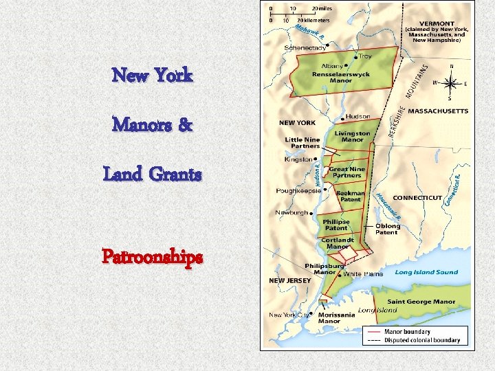 New York Manors & Land Grants Patroonships 