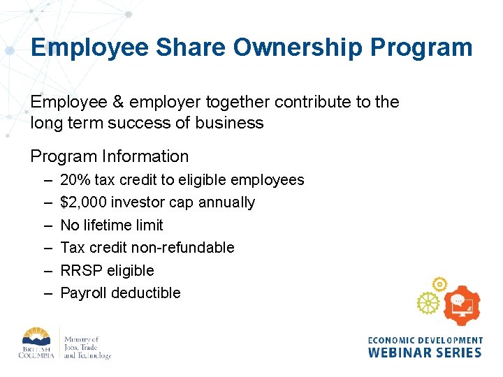 Employee Share Ownership Program Employee & employer together contribute to the long term success