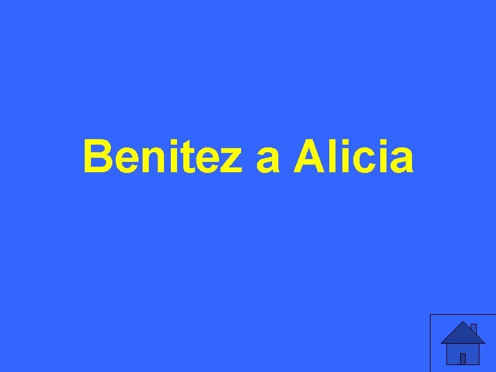 Benitez a Alicia 