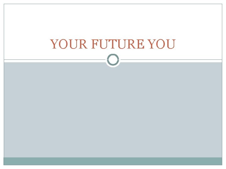 YOUR FUTURE YOU 