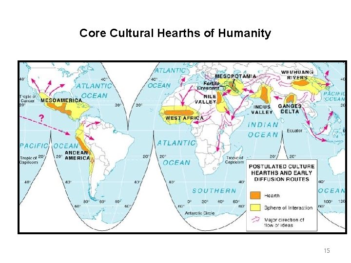 Core Cultural Hearths of Humanity 15 