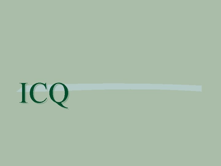 ICQ 