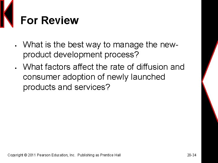 For Review § § What is the best way to manage the newproduct development