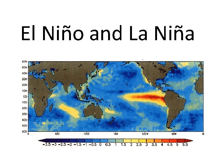 El Niño and La Niña 