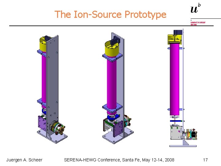 The Ion-Source Prototype Juergen A. Scheer SERENA-HEWG Conference, Santa Fe, May 12 -14, 2008