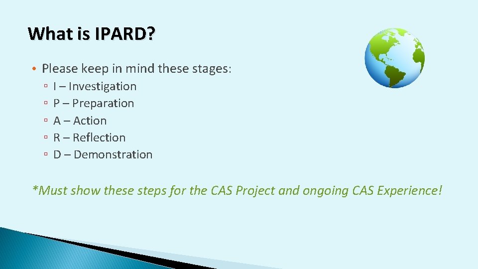 What is IPARD? • Please keep in mind these stages: ▫ ▫ ▫ I