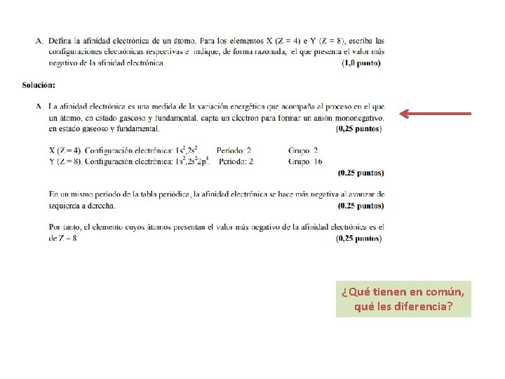 ¿Qué tienen en común, qué les diferencia? 