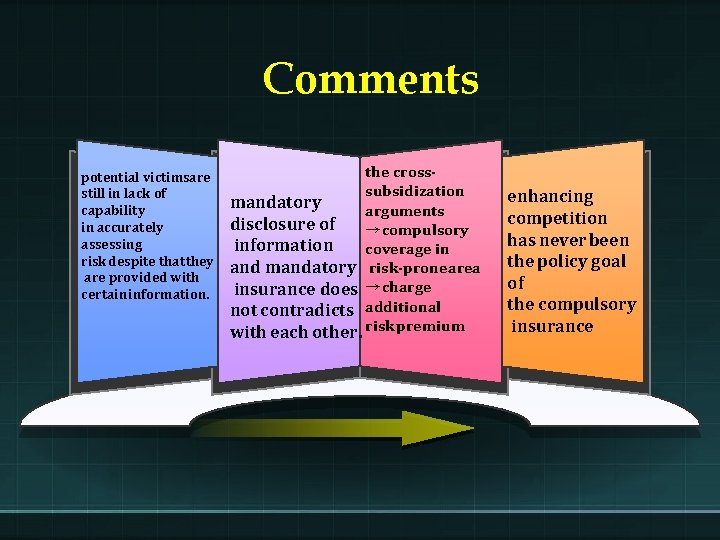 Comments potential victimsare still in lack of capability in accurately assessing risk despite that