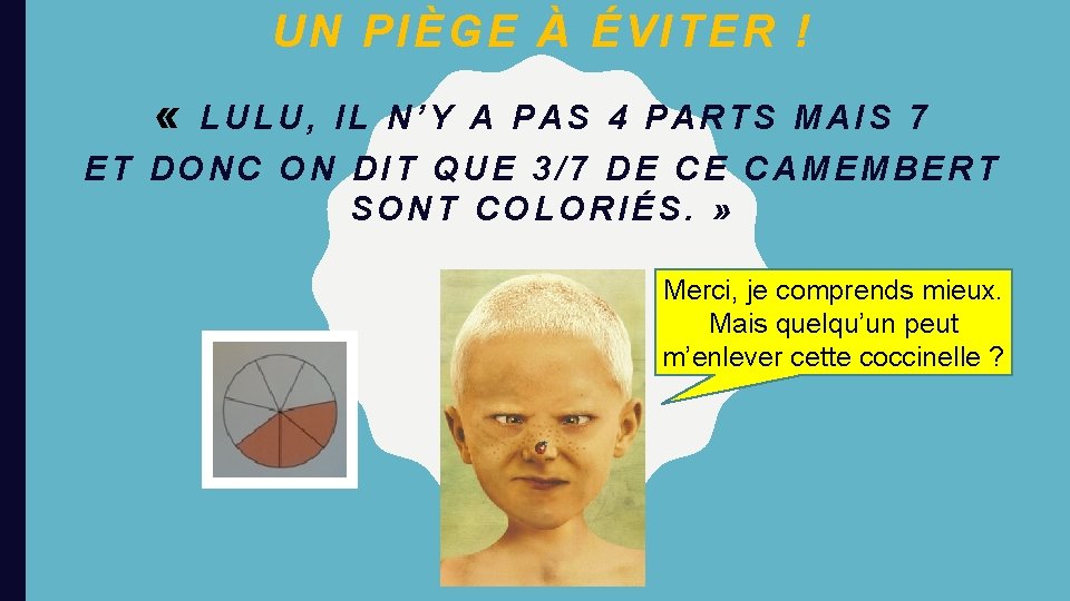 UN PIÈGE À É VITER ! « LULU, IL N’Y A PAS 4 PARTS