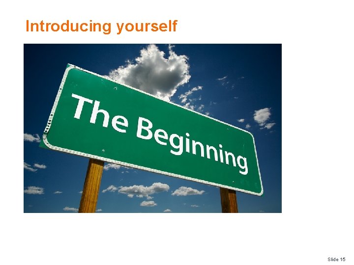 Introducing yourself Slide 15 