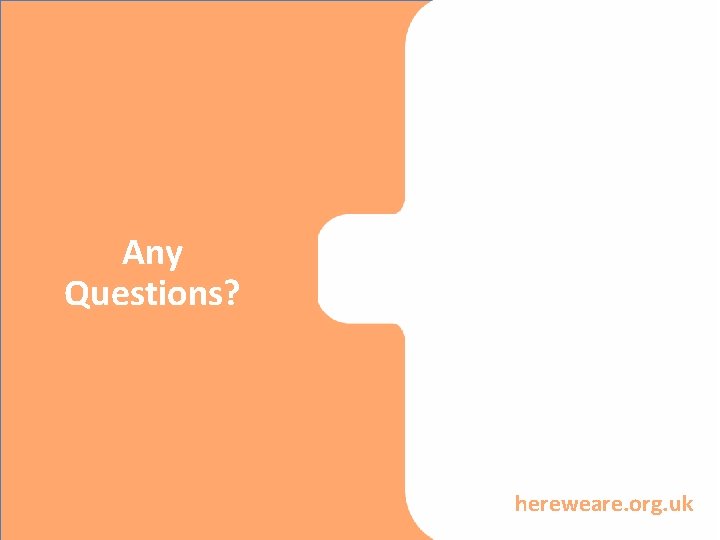 Any Questions? hereweare. org. uk 