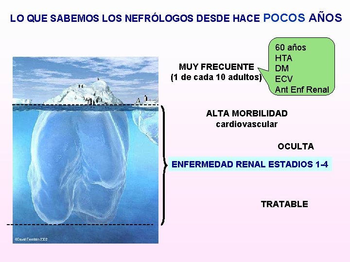 POCOS AÑOS LO QUE SABEMOS LOS NEFRÓLOGOS DESDE HACE MUY FRECUENTE (1 de cada
