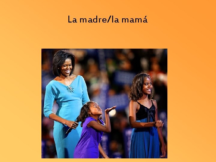 La madre/la mamá 