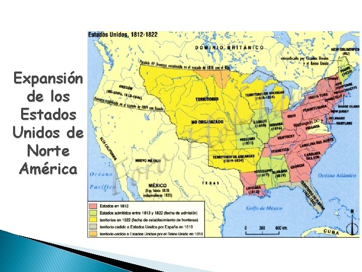 Expansión de los Estados Unidos de Norte América 