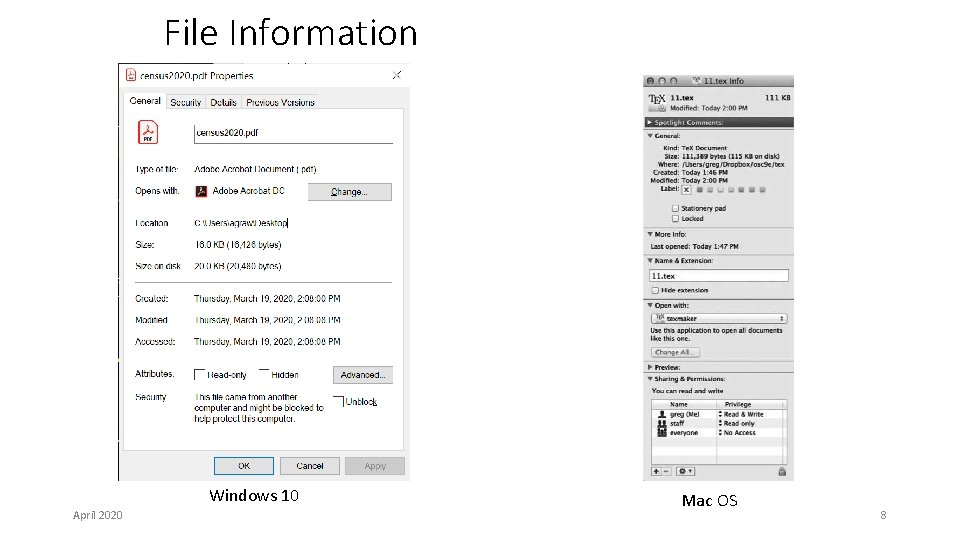 File Information Windows 10 April 2020 Mac OS 8 File Information Windows 10 April 2020 Mac OS 8