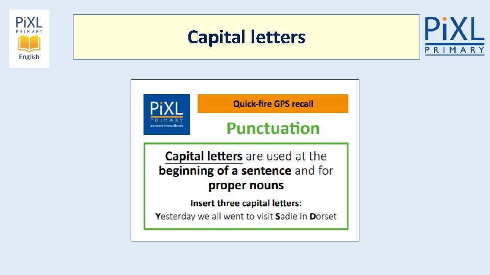 Capital letters 