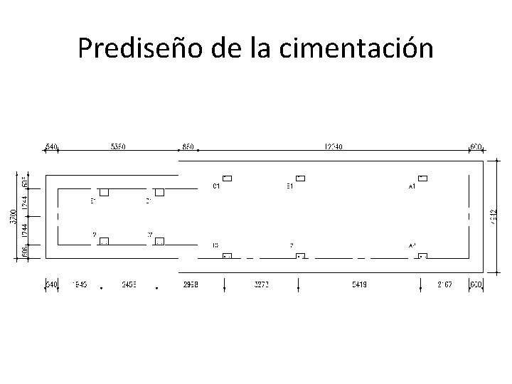 Prediseño de la cimentación 