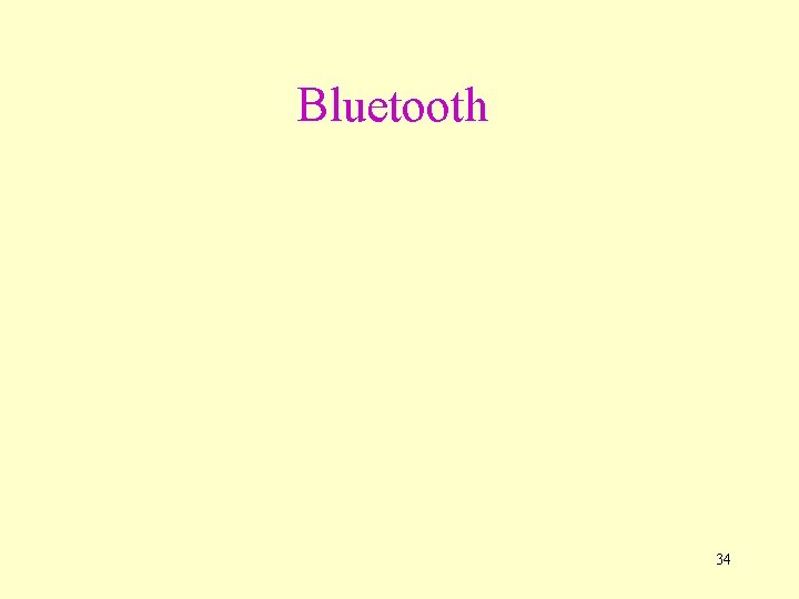 Bluetooth 34 