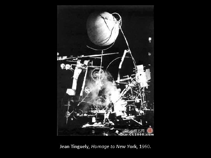 Jean Tinguely, Homage to New York, 1960. 