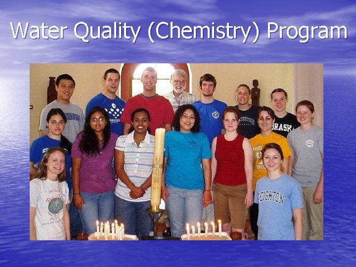 Water Quality (Chemistry) Program 