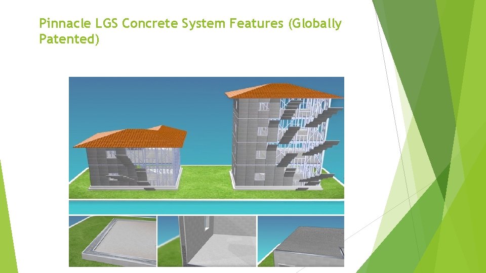 Pinnacle LGS Concrete System Features (Globally Patented) 