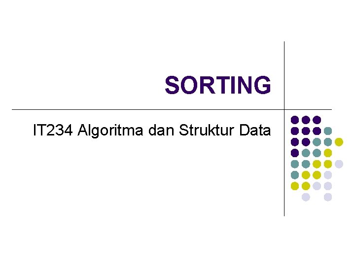 Data sorting. Data sort