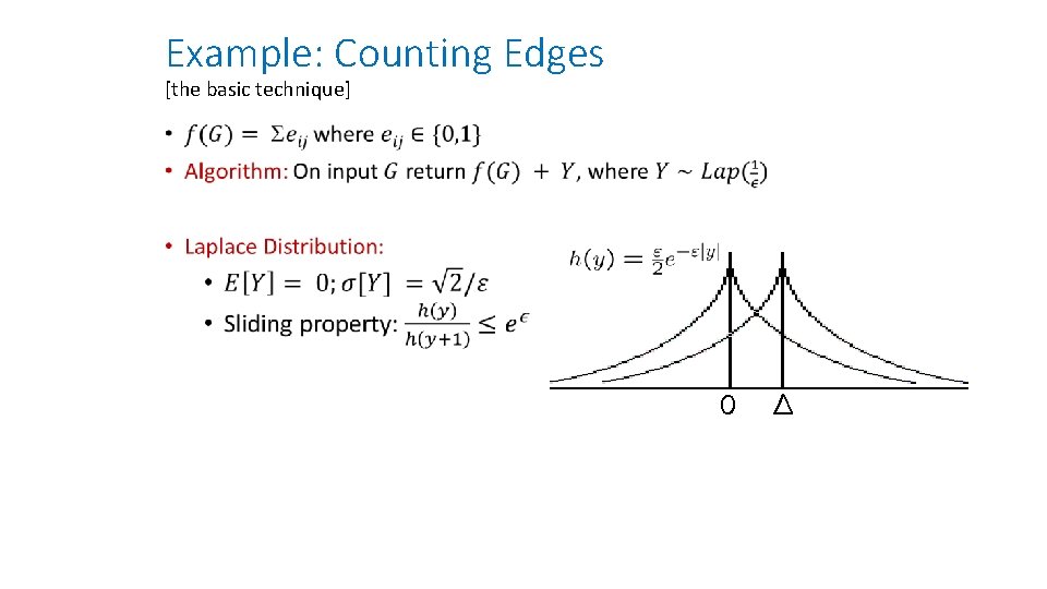 Example: Counting Edges [the basic technique] • 0 ∆ 