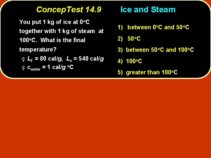 Concep Test Power Points Chapter 14 Physics Principles