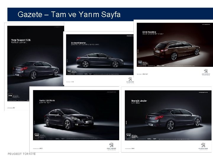 Gazete – Tam ve Yarım Sayfa PEUGEOT TÜRKİYE 