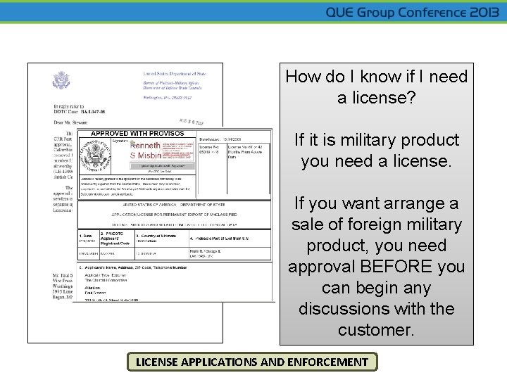How do I know if I need a license? If it is military product
