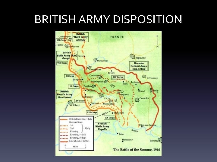 BRITISH ARMY DISPOSITION 